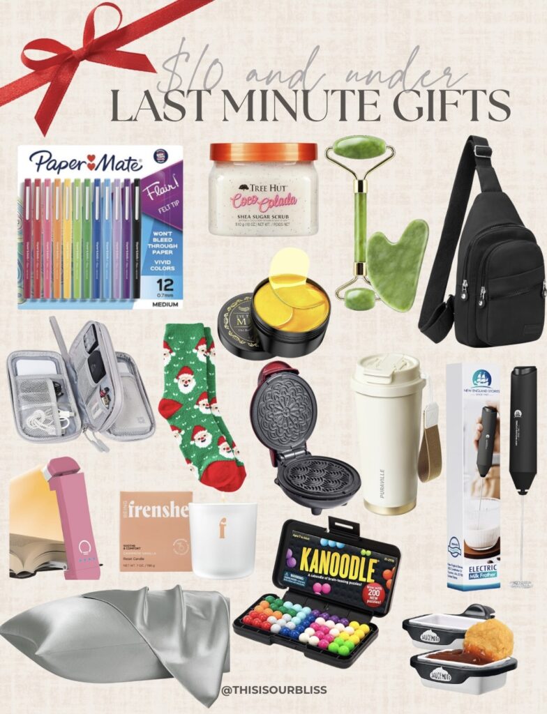 Last minute gifts under $10 - GIft guide for all - This is our Bliss